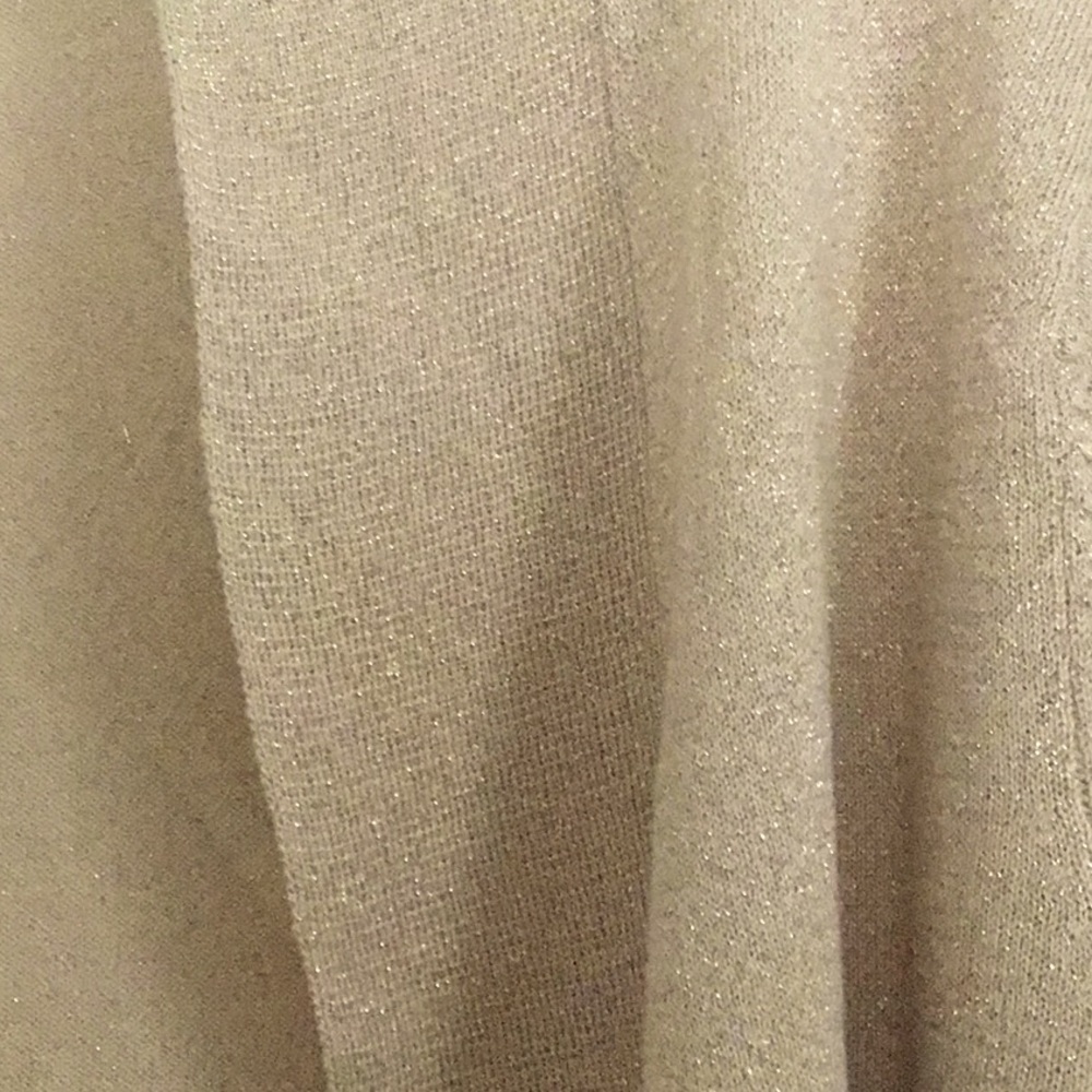 Gold 3/4 sleeve shrug, large - Picture 3 of 5